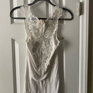 Free People Lace Back Tank